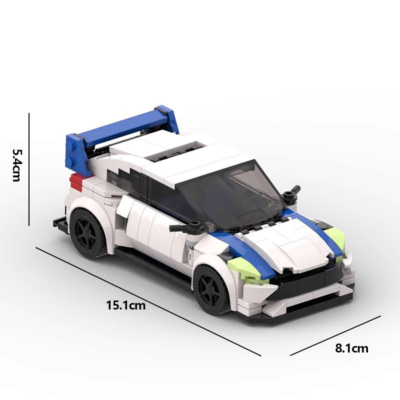 Creative Speed Series 8 Grid Car Ford Fiesta Sports Car Model