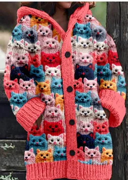 Ethnic Print Women's Casual Cloak Coat Jlwtsx605 - Shop at LoveMi