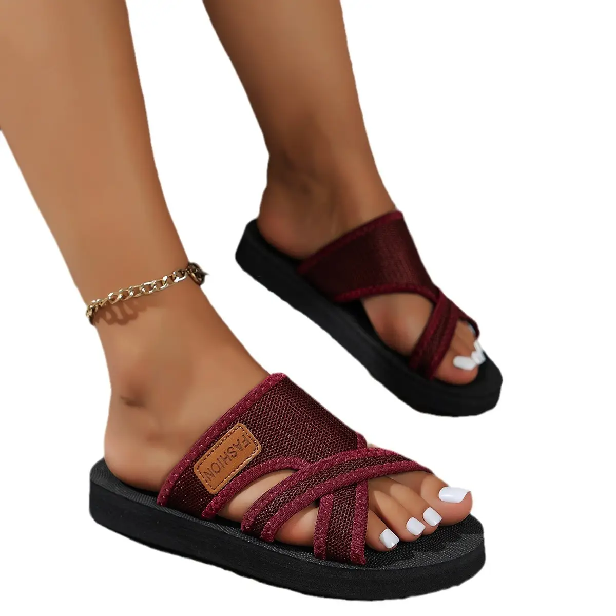 Summer Thick Bottom Fashion Casual Women's Slippers