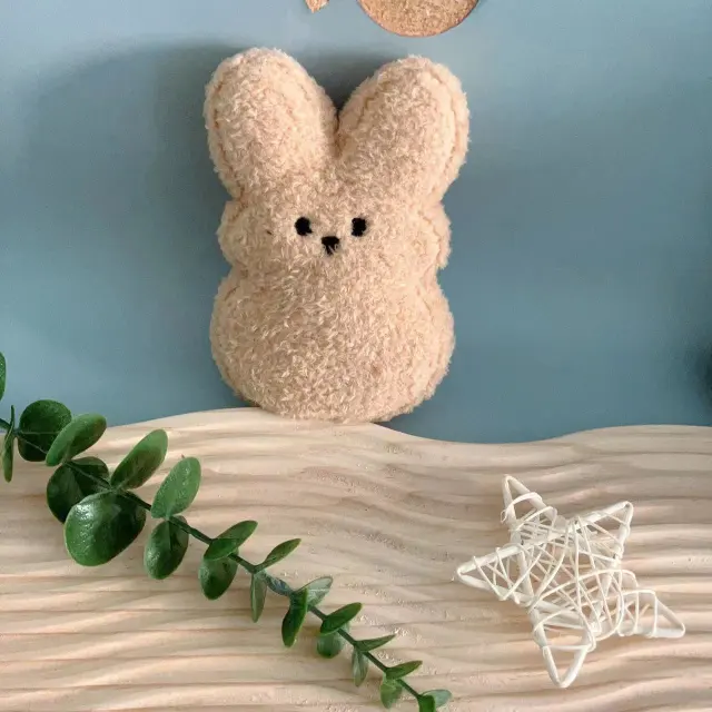 Easter Bunny Plush Doll Dogs And Cats Toy Beige - Shop at LoveMi