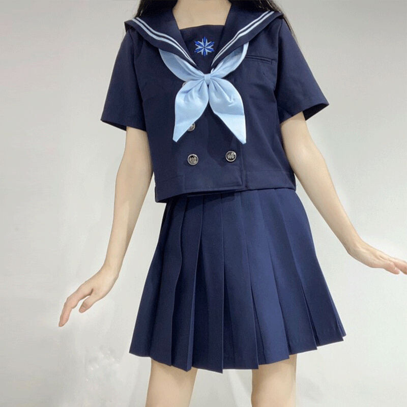 Authentic Japanese-style JK Uniform Skirt Embroidery Set