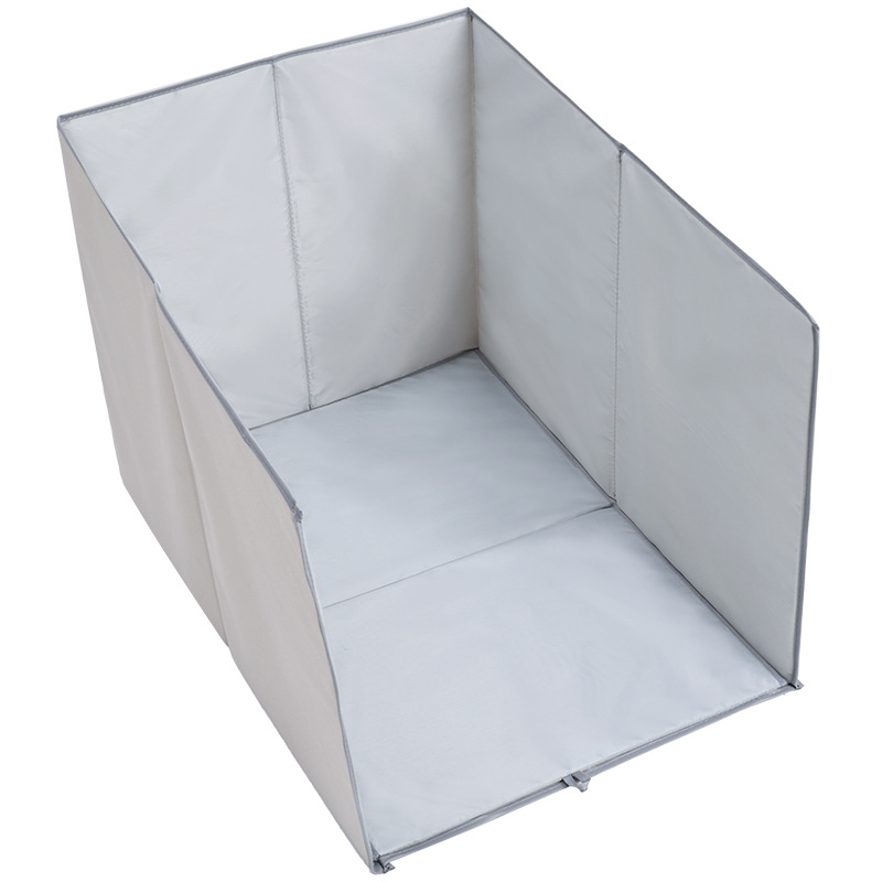 Portable Semi-open Cat Litter Box Anti-splash Baffle - Portable Semi-open Cat Litter Box Anti-splash Baffle Gray