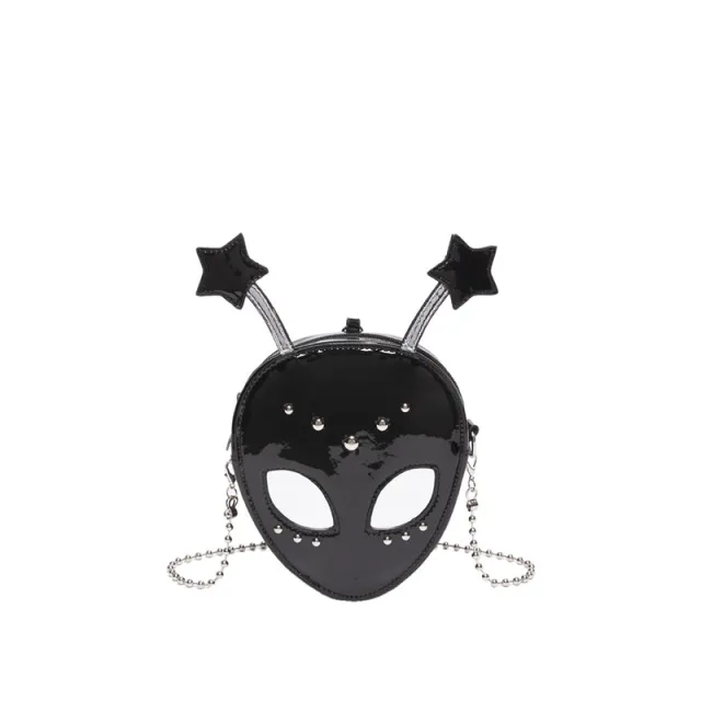 Trend Special interest Design Shiny Fashion Shoulder Popular Messenger Bag Black - Shop at LoveMi