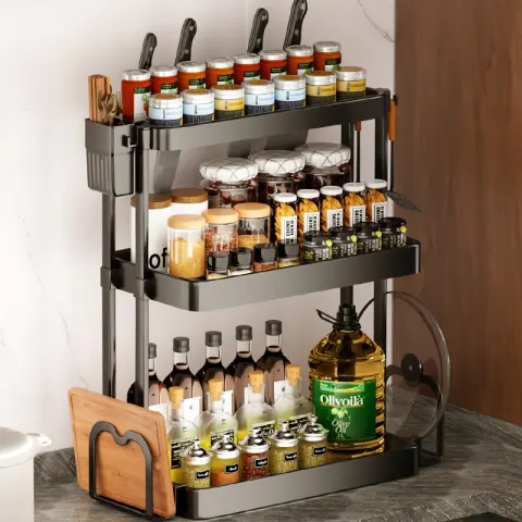 Kitchen Rack for Seasoning Multi-layer Storage Supplies
