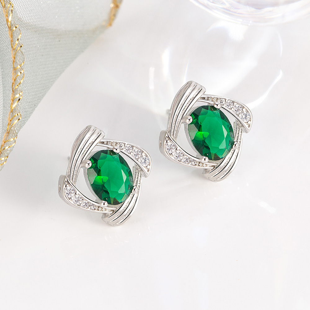 Fashion Simple Geometric Ring Stud Earrings For Women