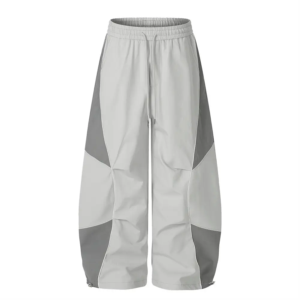 American Stitching Wide Leg Matchet Pants Men