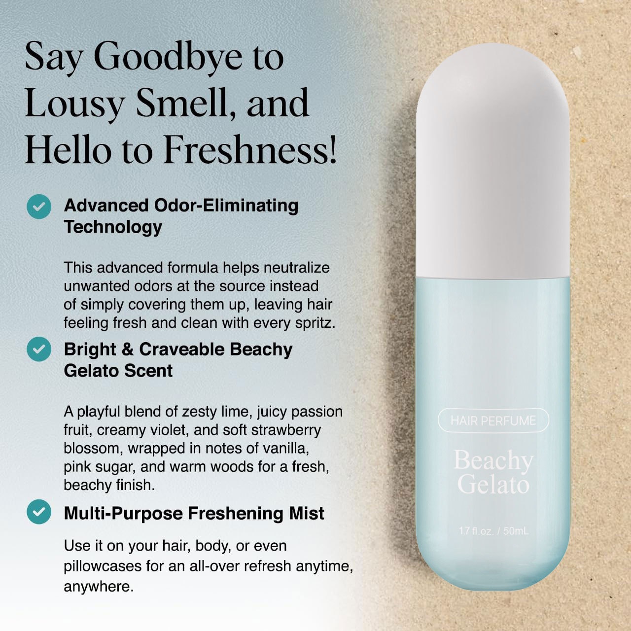 Long-lasting Fragrance, Sweet ScentEncounter Hair Tonic