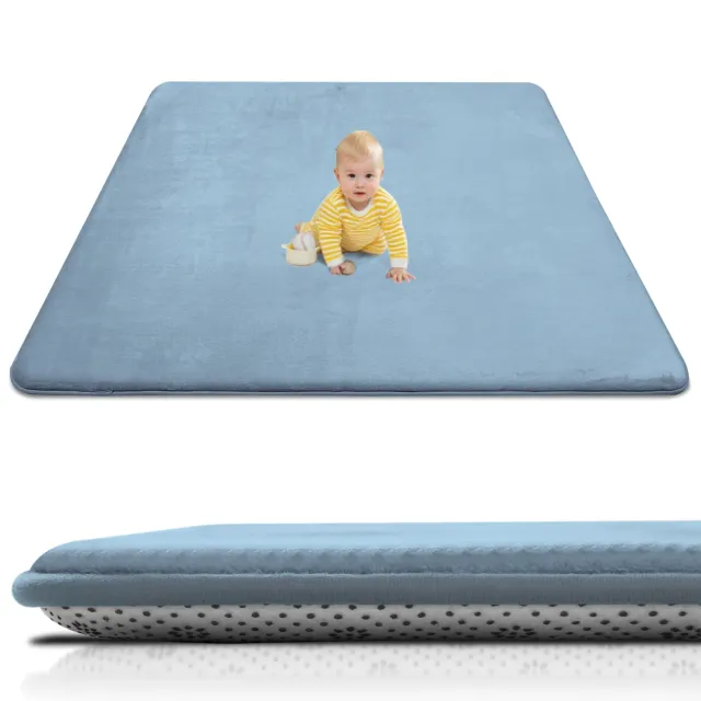 Thickened Sponge Carpet Crawling Game Sleeping Floor Shop Cloth Blue - Shop at LoveMi