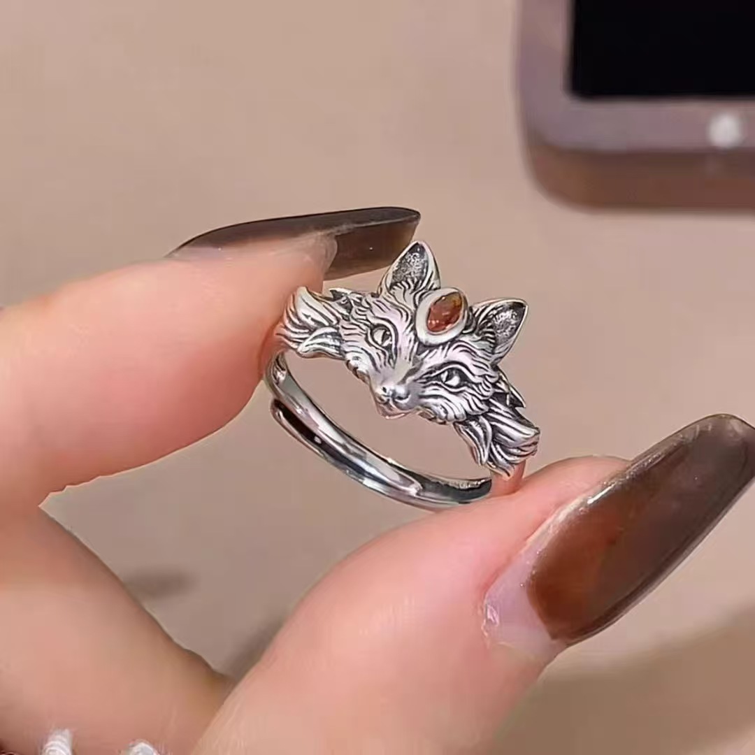 Personalized New-Style Retro Nine-Tailed Fox Ring