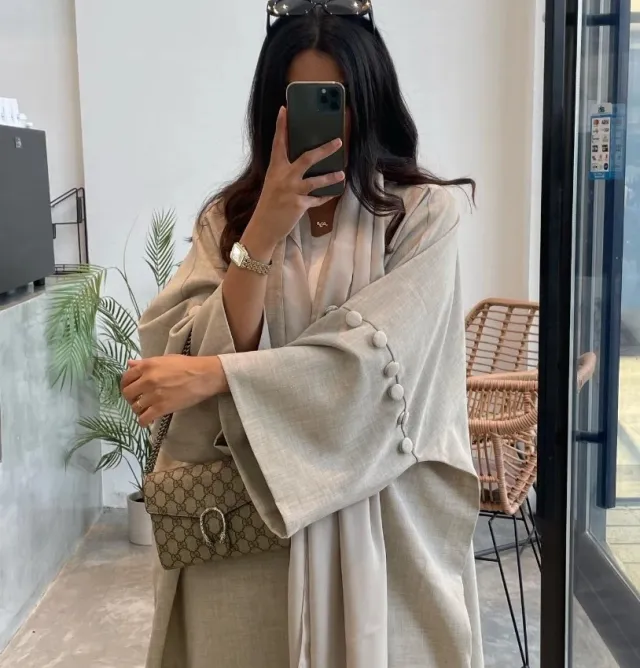 Turkish Casual Cardigan Robe Khaki - Shop at LoveMi