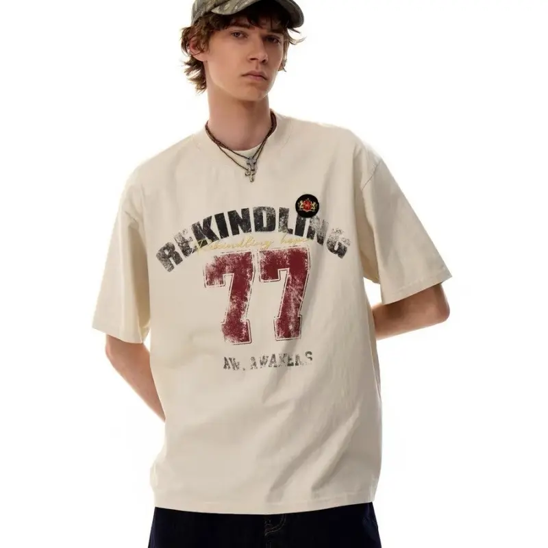 Street-style Loose-fitting Versatile Short-sleeve Top