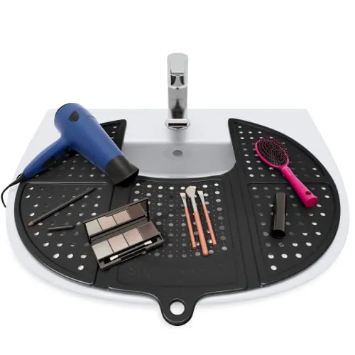 Top Of Sink Foldable Sink Cover Silicone Black - Shop at LoveMi