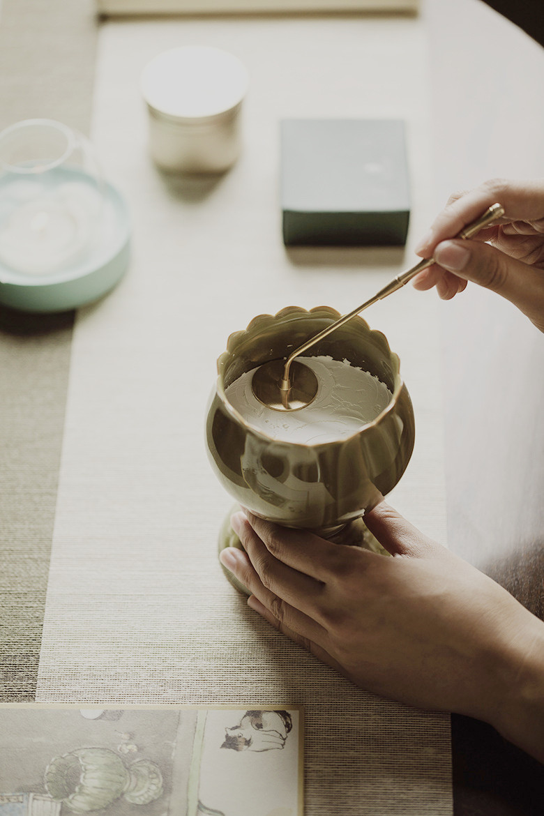 Title 6, Zen Inspired Plate Longquan Celadon Lotus Aroma...