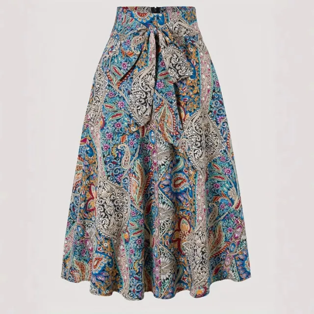 Bohemian Linen Floral Print Dress For Women Floral - Shop at LoveMi