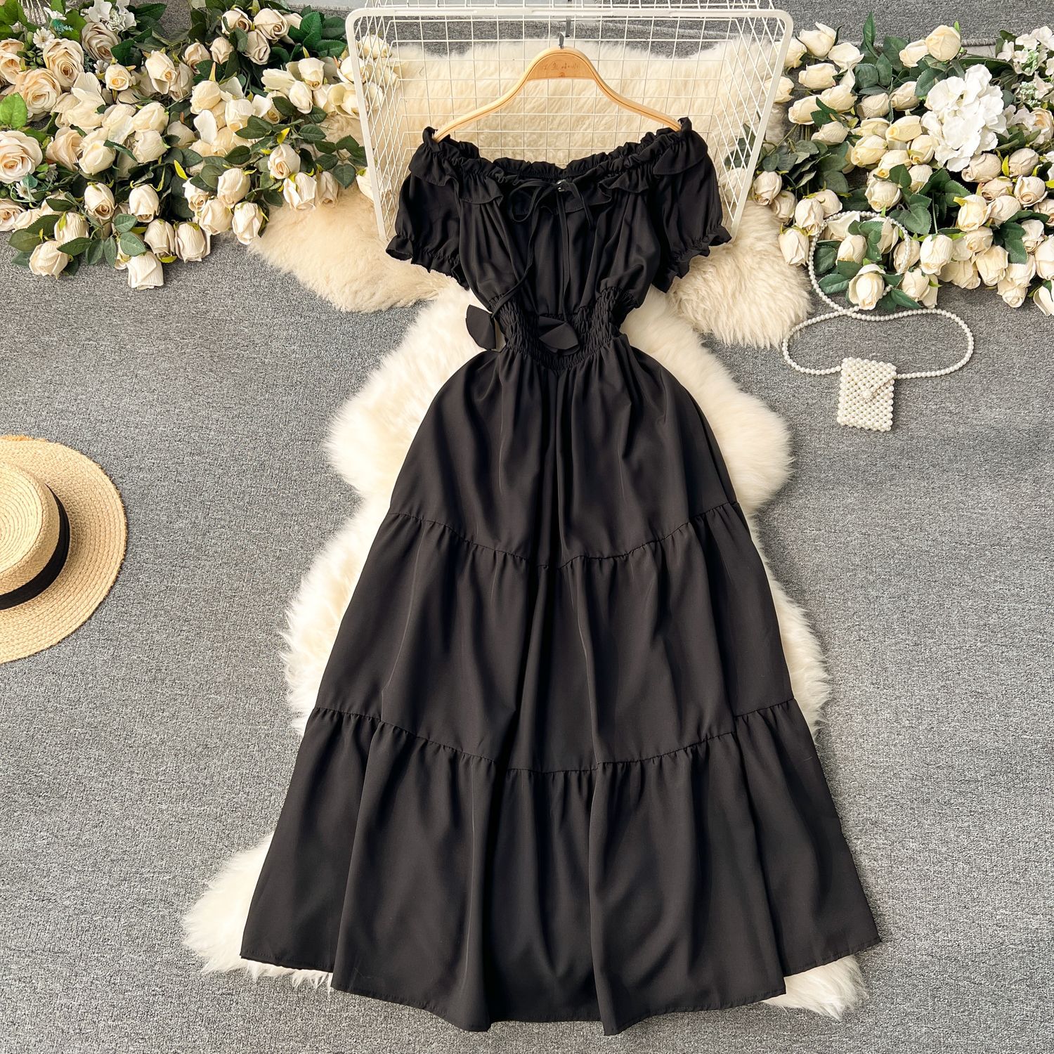 French Dress Women's Clothing Gentle Elegant Style