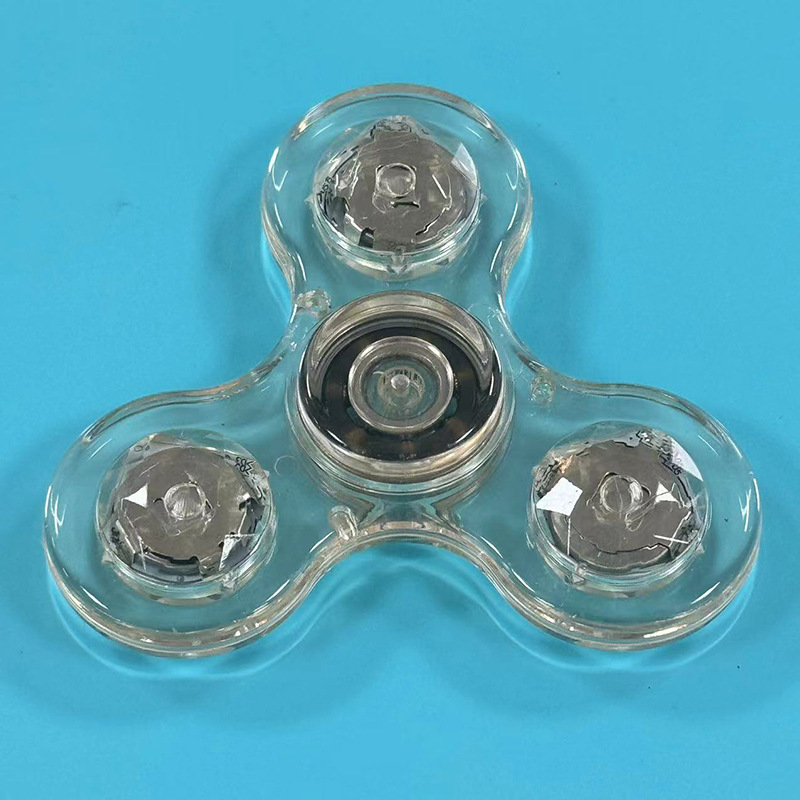 Rotating Fingertip Gyroscope Glowing Plastic