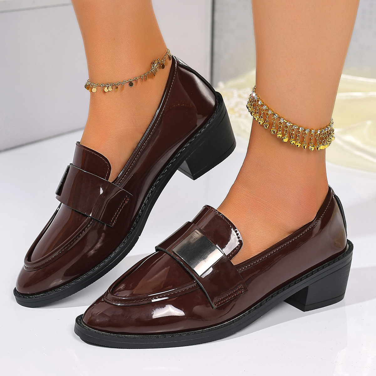 British-style Leather Shoes New Springautumn