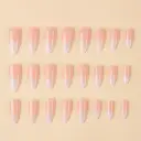 Almond Type Nail Sticker Simple Gradient view 2