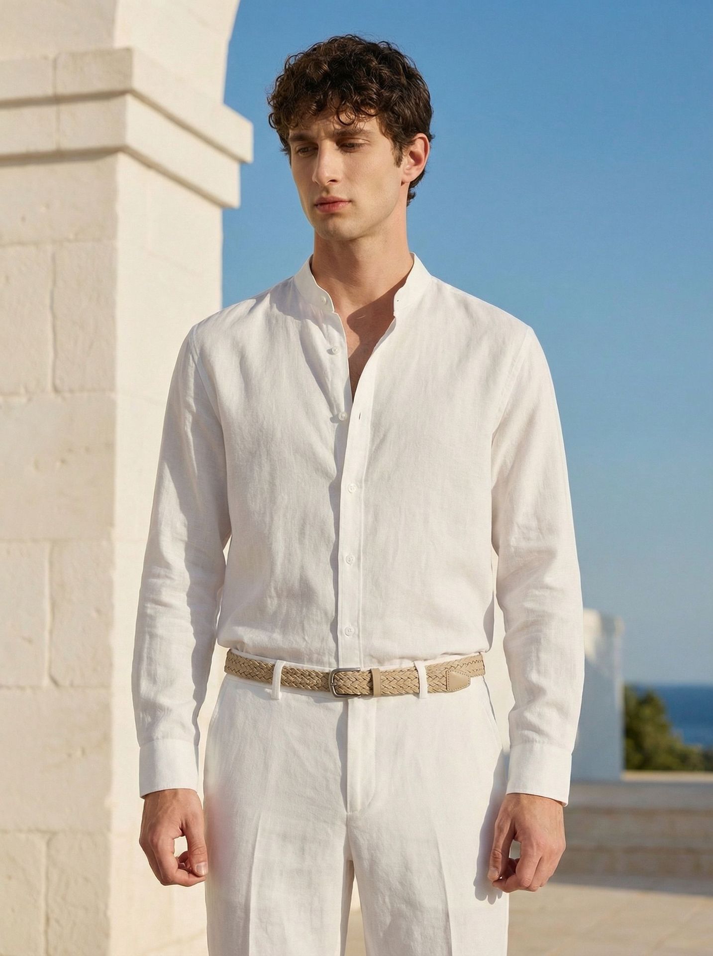 Long Sleeve Linen Shirt, picture 9 of 10