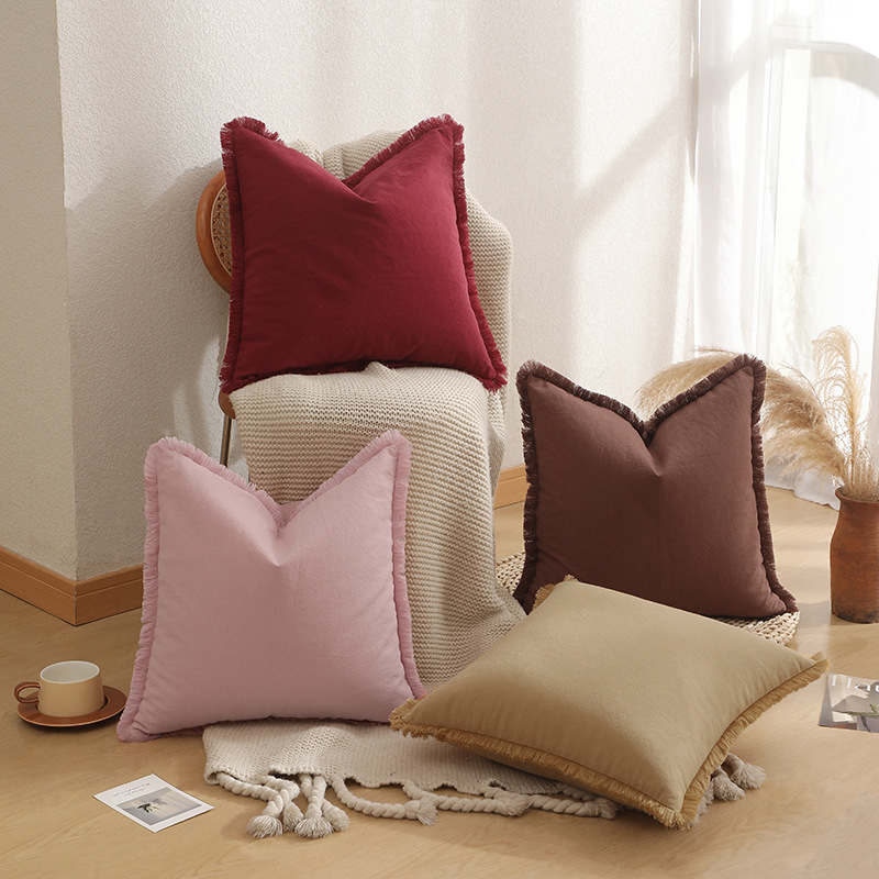 Xuai Modern Minimalist Sofa Cover And Throw Pillows