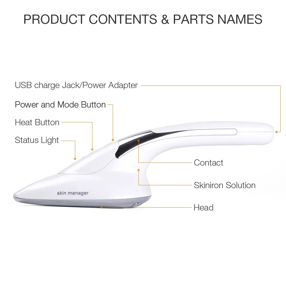 Title 5, Small skin iron beauty equipment. Reduces wrink...