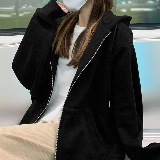 Sweater Coat For Women Spring And Autumn Black - Shop at LoveMi