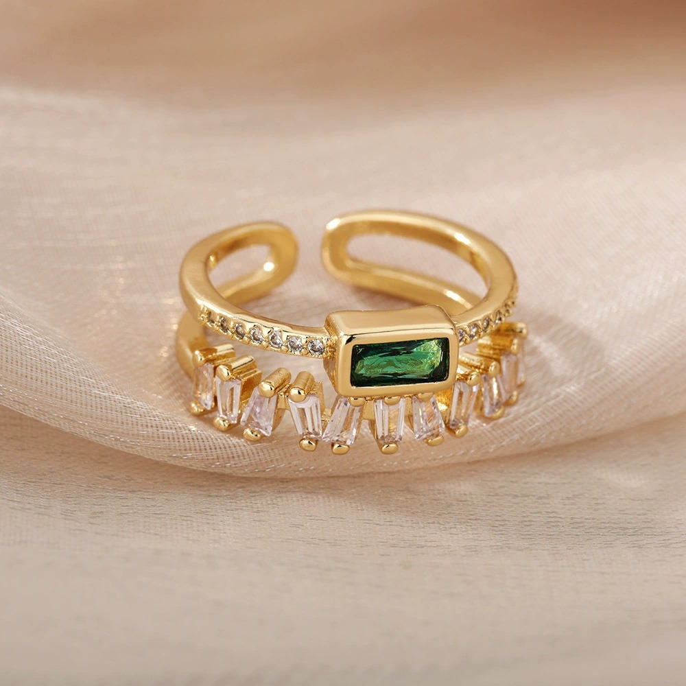 European And American Double-layer Ring 9