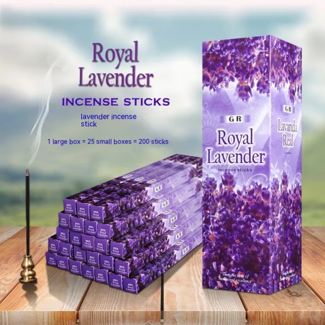 India Genuine Goods Aromatherapy Incense Handmade Joss stick 568 Lavender Big Box - Shop at LoveMi