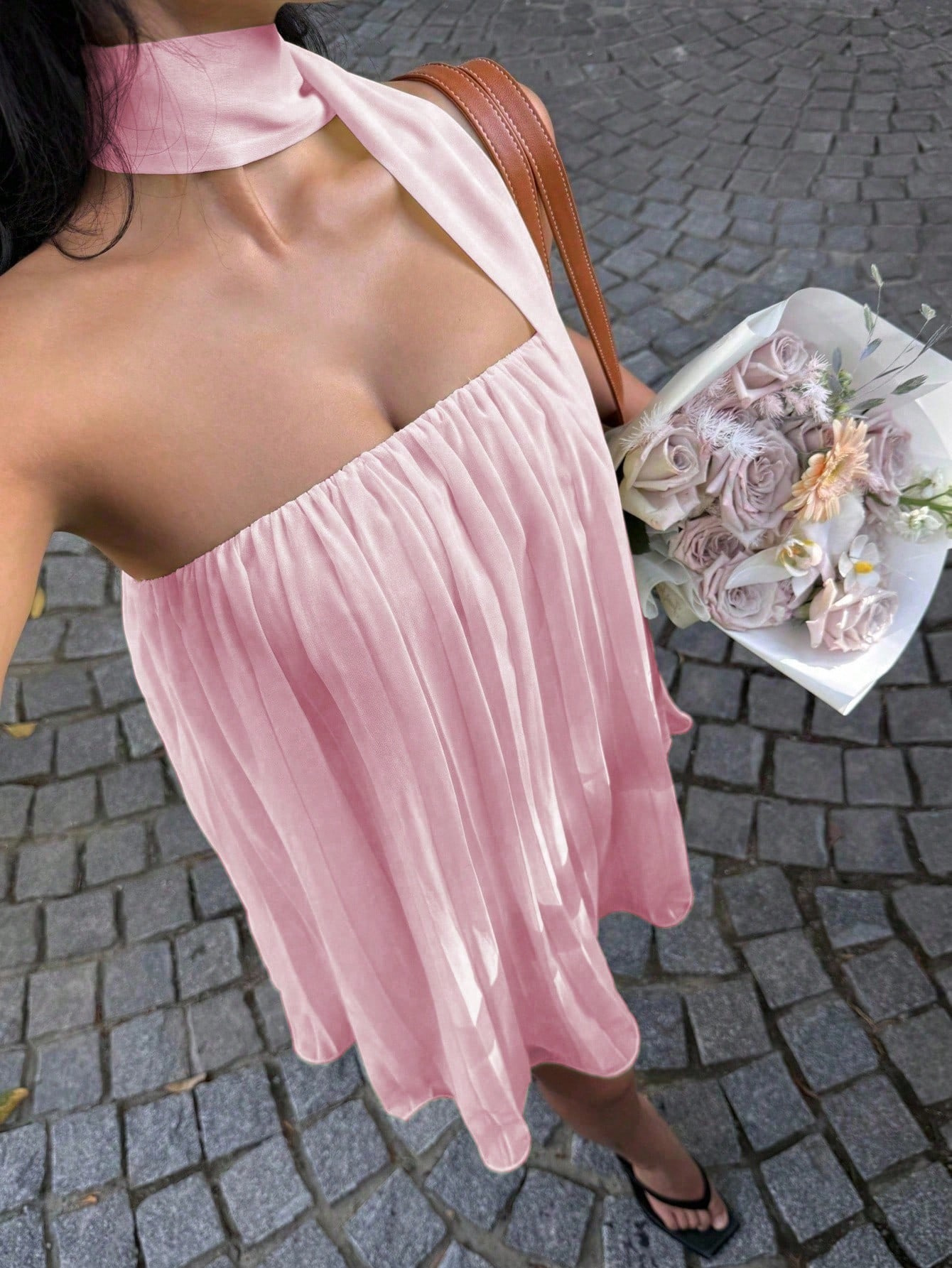 Womens Fashion Chiffon Dress