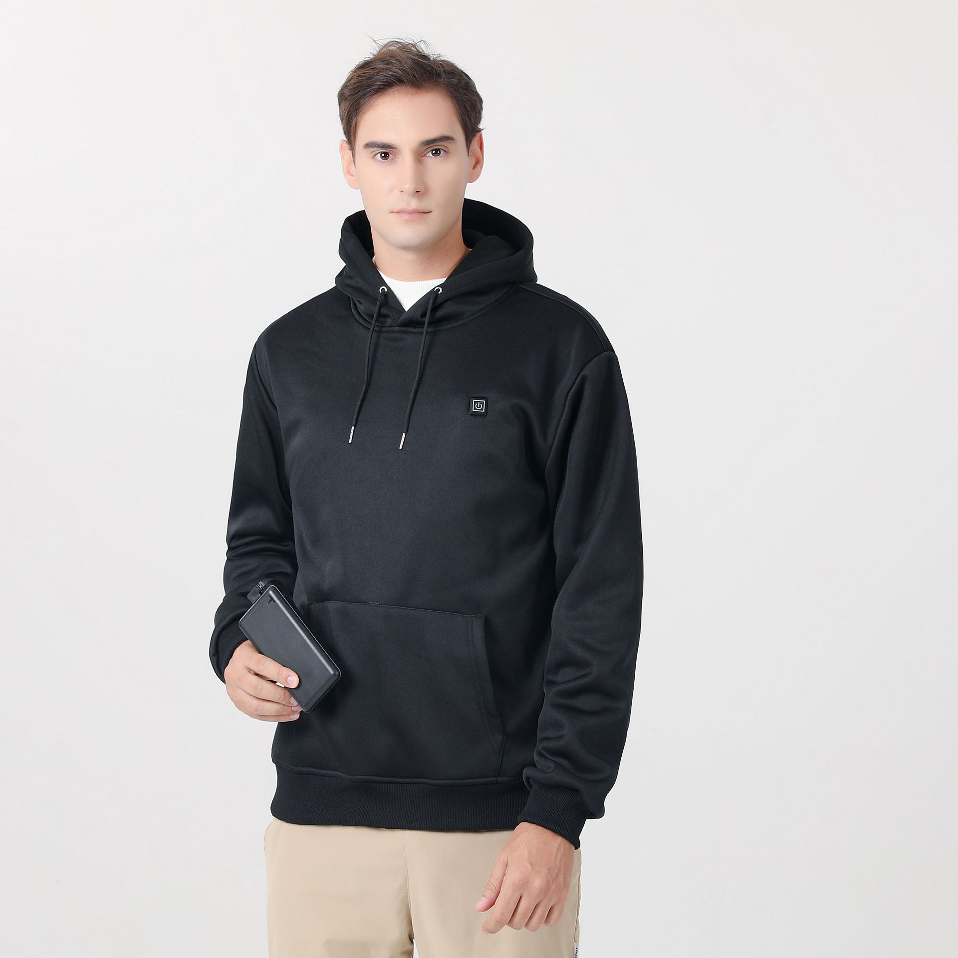 Couples Thermal Electric-Heated Hoodie With A 9-Zone Heating System