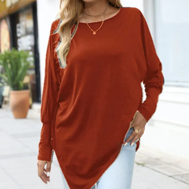Casual Loose Plus Size Fat Top Red - Shop at LoveMi