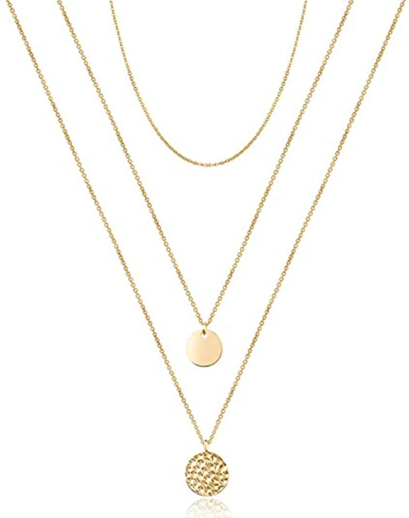 Men's Retro Fashion Stacked Necklace