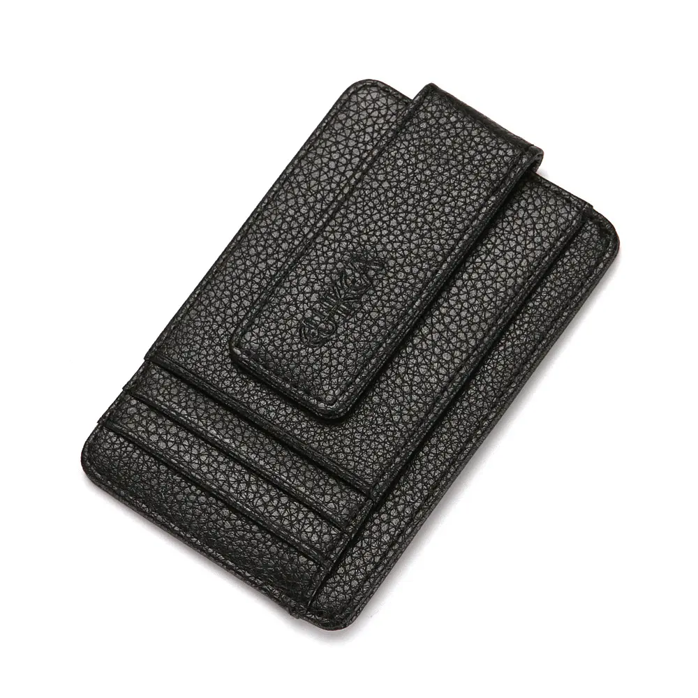 Fashion Men's Wallet Magnetic Snap Card Holder Korean Style