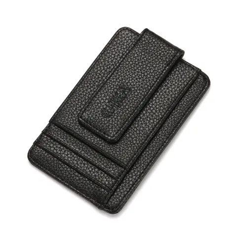 Fashion Men's Wallet Magnetic Snap Card Holder Korean Style