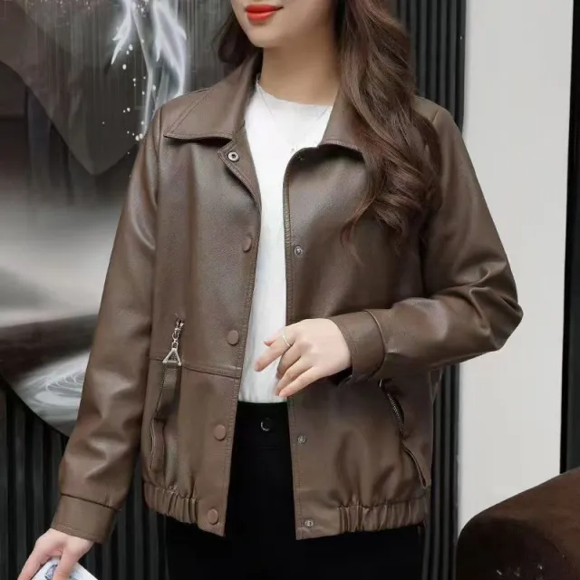 Womens Stylish High end Quilted Short Jacket Coffee - Shop at LoveMi
