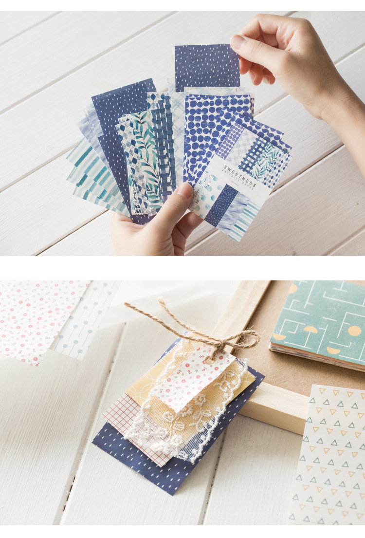 Retro Collage Material Paper Sweet Light Note Paper