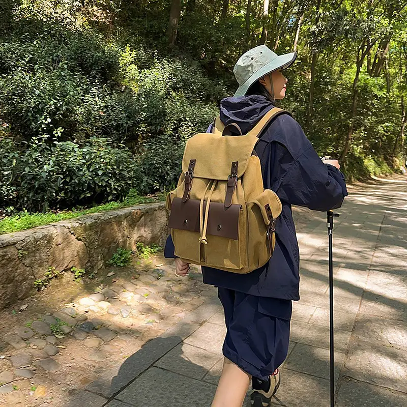 Fashion Personality Canvas Men's Backpack