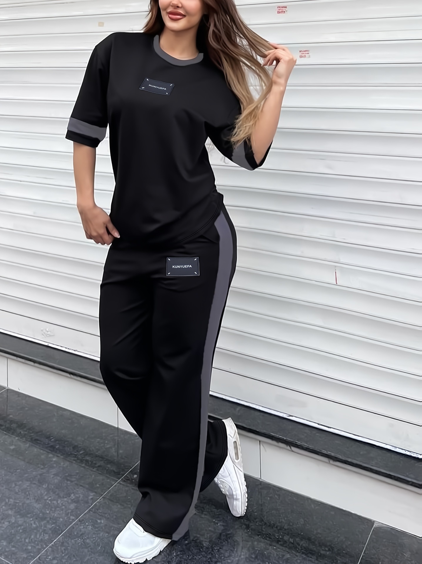 SpringSummer New Arrival Fashionable Trendy Multi-Color Casual Two-Piece Set... 6