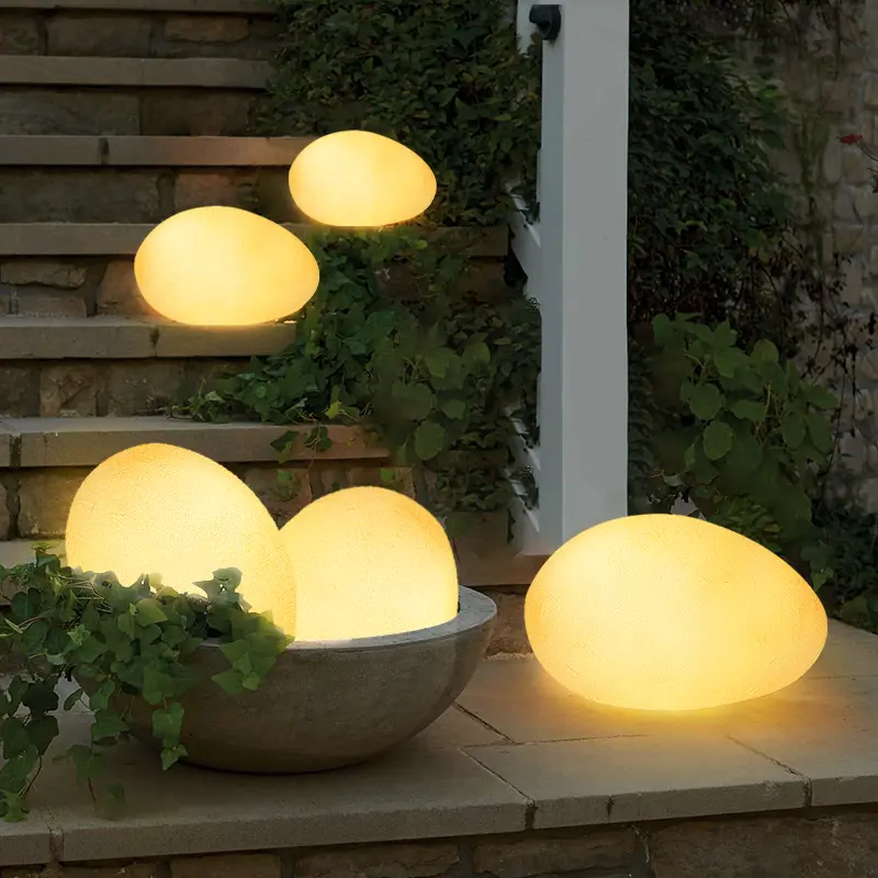 Outdoor Pebble Light Waterproof Solar Energy