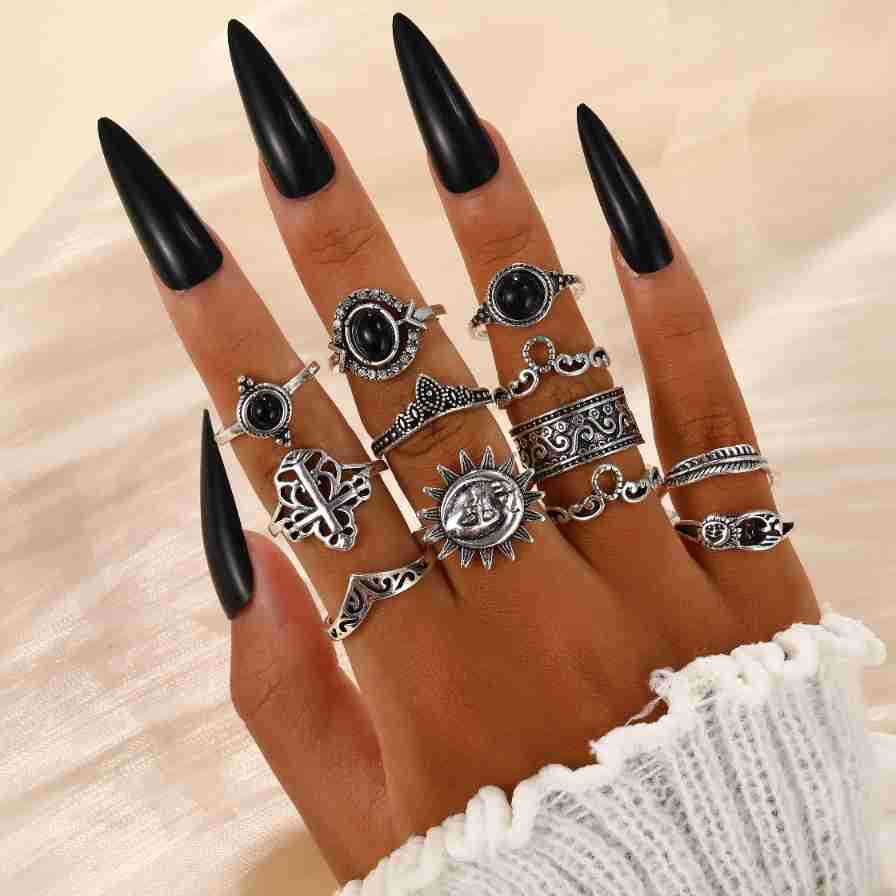 European And American-style Punk Ring For Men