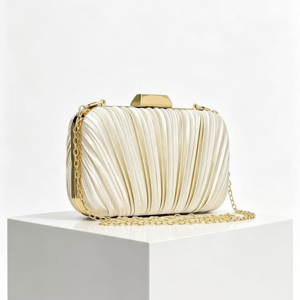 Pleated Evening Clutch, picture 2 of 4