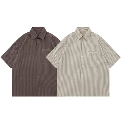 Outdoor Japanese Cityboy Profile Multi-pocket Workwear Short Sleeve