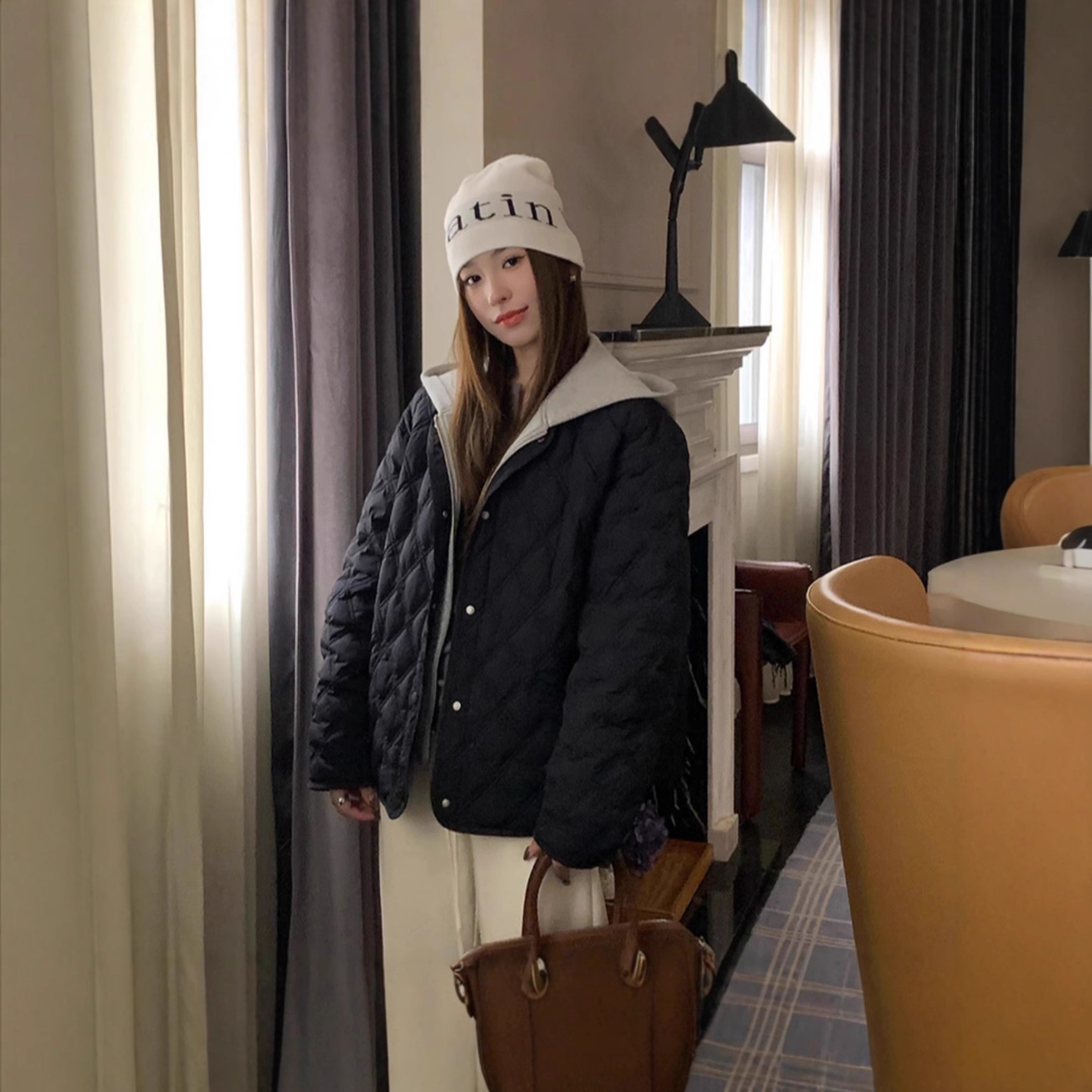 Autumn And Winter Casual All-match Korean-style Cotton Coat