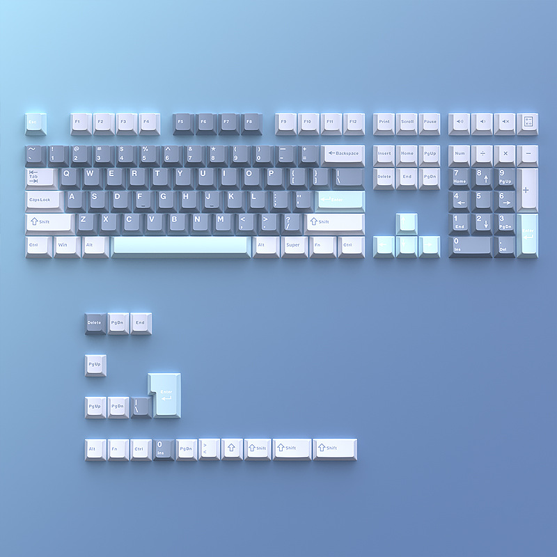 Title 2, Mechanical Keyboard Keycaps Combination Of Thre...