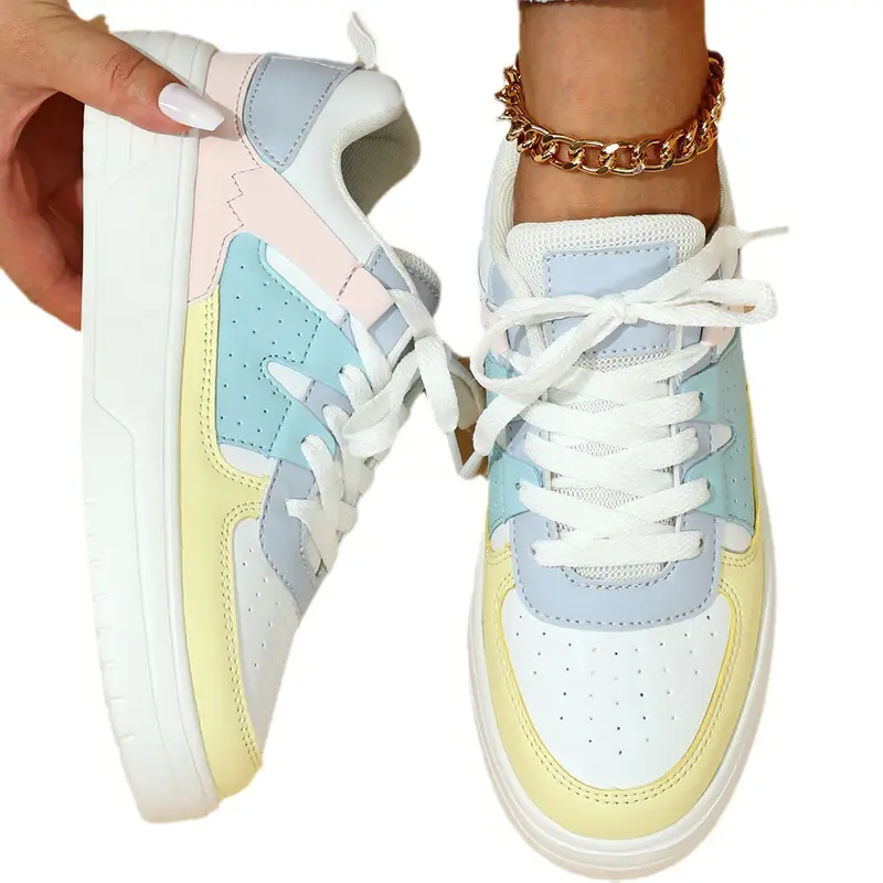 Trendy Fashion Couple Platform Sneakers Soft Bottom