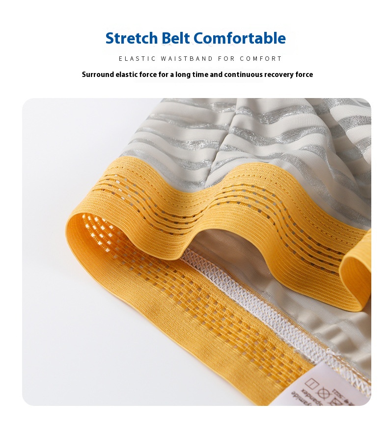 Summer Capsule Mesh Men's Underwear Boxers Low Waist Breathable High Elastic