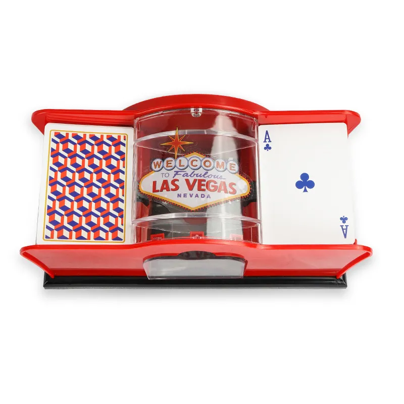 Poker Card Hand Shuffler Easy Hand Cranked Casino Card Shuffling Machine For Blackjack Poker Texas – image 9