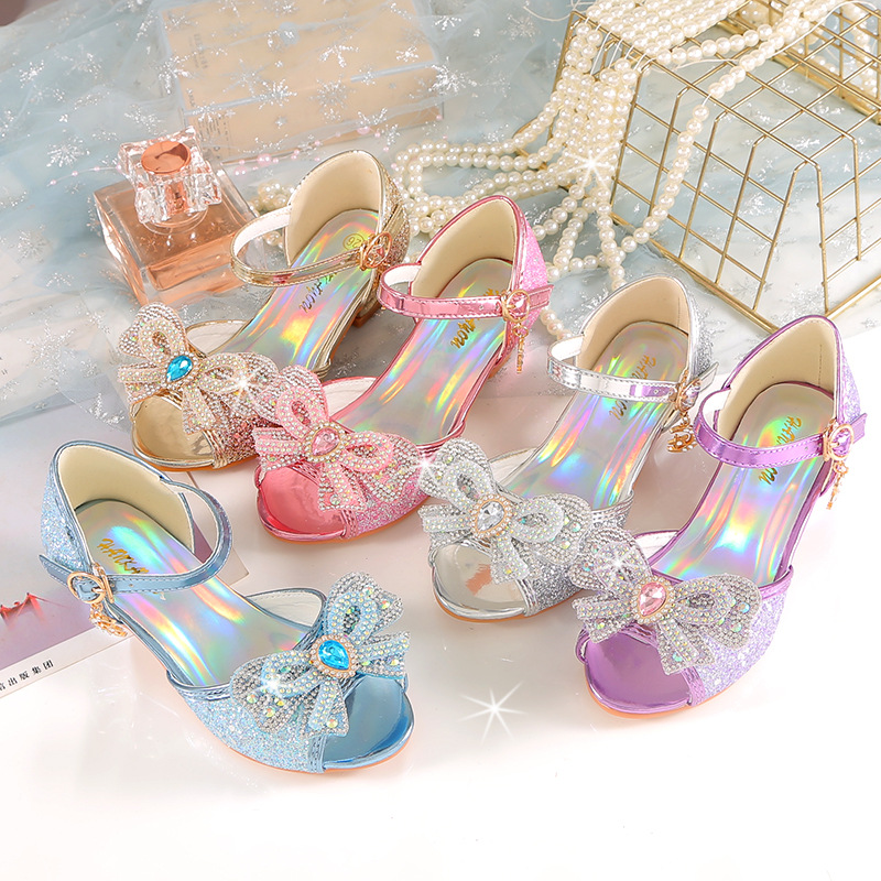 Title 7, High Heel Fashion Childrens Princess Shoes for...