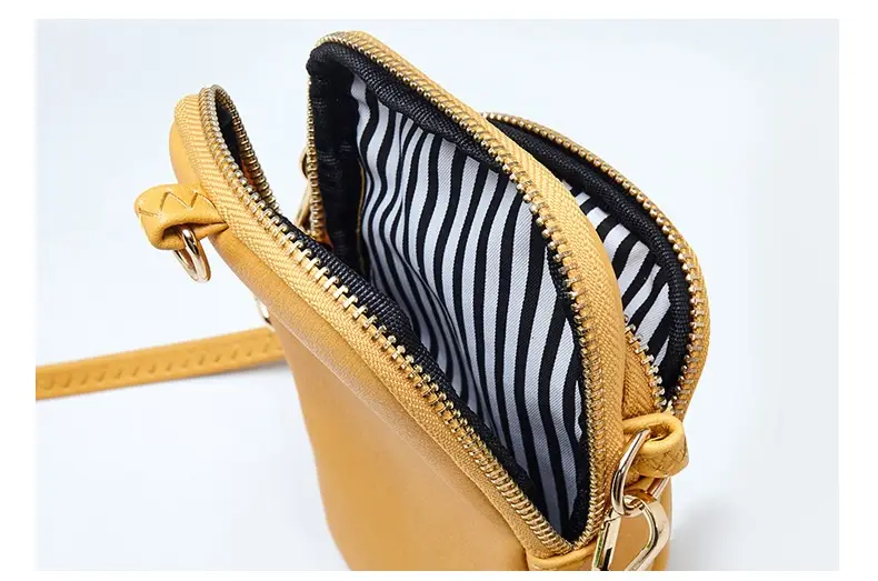 Fashion Simple Solid Color Crossbody Bag