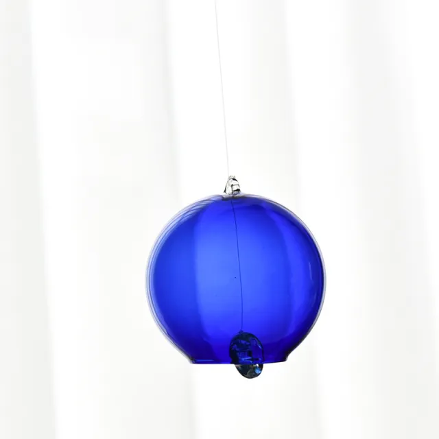 Transparent Wind Chime Creative Pendant Bedroom Home Decorative Gift Dark Blue - Shop at LoveMi